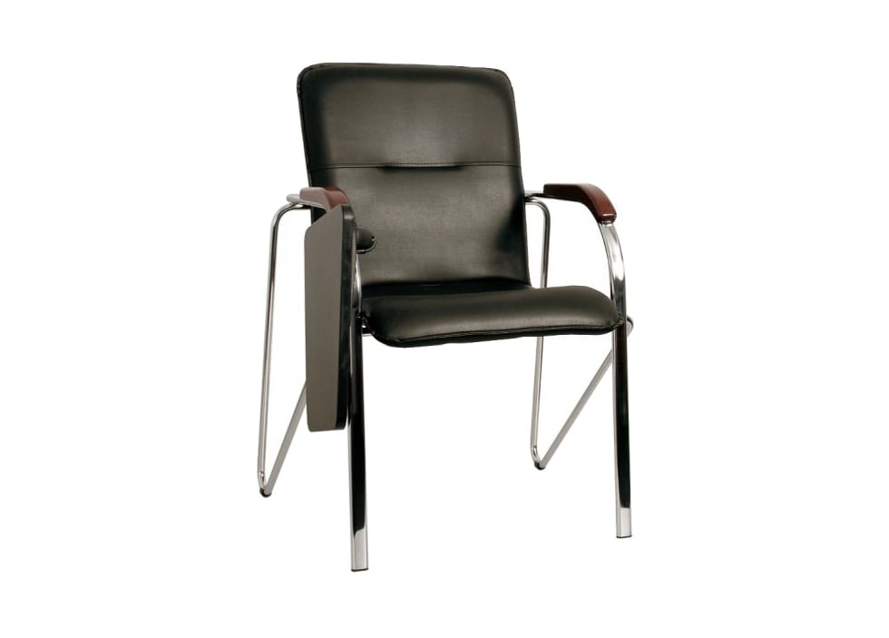 Кресло для посетителя SAMBA CHROME T PLAST 1.007 V14 дер/подл