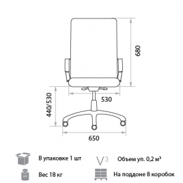 Кресло для руководителя Delfo DF PGN