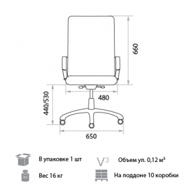 Кресло для руководителя Greta CPT