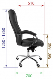 Кресло для руководителя РК 100 хром