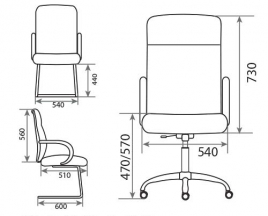 Кресло для руководителя Vip PSN