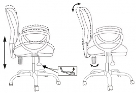 Кресло для сотрудника CH-626AXSL