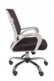 Кресло для сотрудника РК 16 белый ПЛ ХРОМ