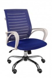 Кресло для сотрудника РК 16 белый ПЛ ХРОМ