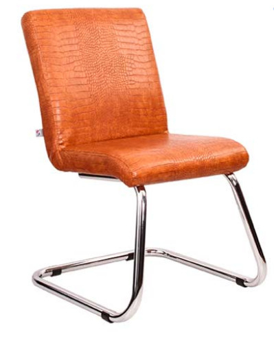 Кресла для посетителя Muza chrome кожзам 