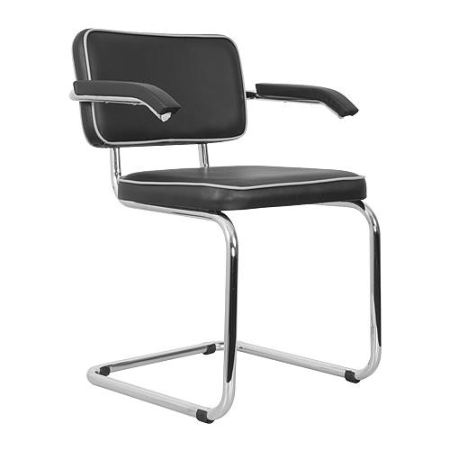 Кресло для посетителя  Marino arm chrome