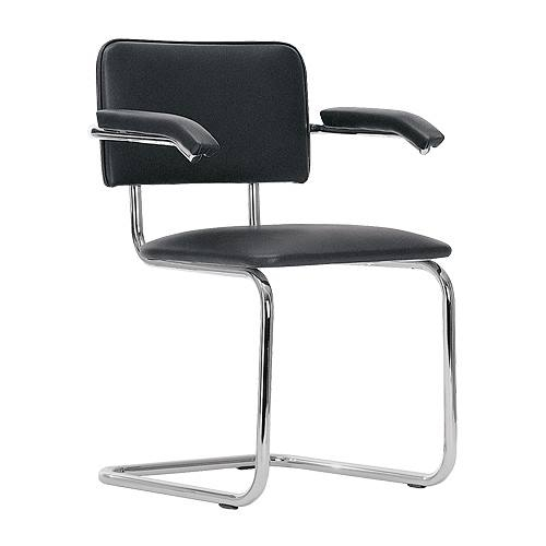 Кресло для посетителя Sylwia chrome arm