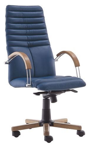 Кресло для руководителя Galaxy Wood chrome