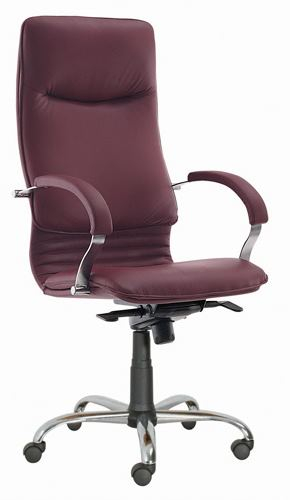 Кресло для руководителя Nova steel silver