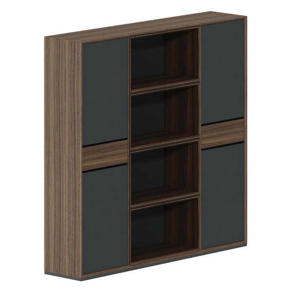 Шкаф высокий трехсекционный