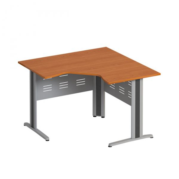 Стол эргономичный угловой на металлокаркасе МФ