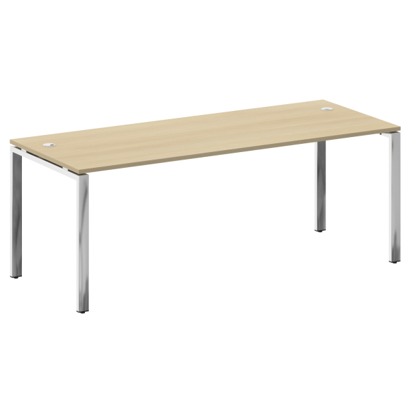 Стол рабочий руководителя на П-обр. м/к