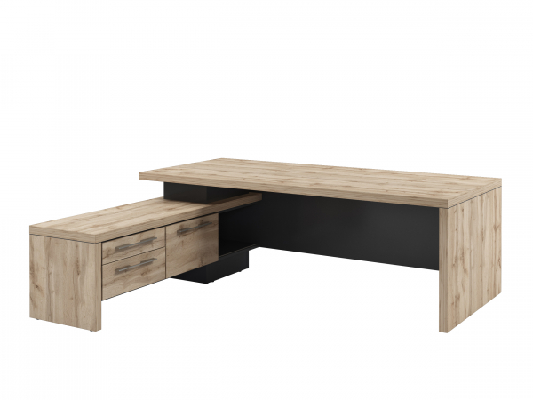 Стол руководителя с опороной тумбой