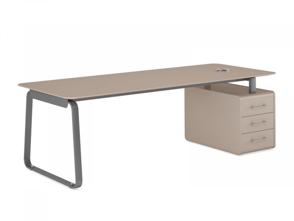 Стол с опорной тумбой универсальный