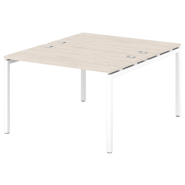 Стол-тандем на металлокаркасе