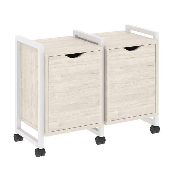 Тумба на колесных опорах наборная. Вариант №2